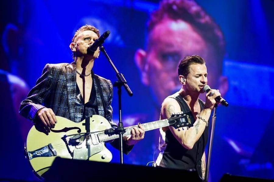 Depeche Mode var på scenen fra klokken 21.05 til 23.19 i Parken. (Foto: Jesper Mortensen)
