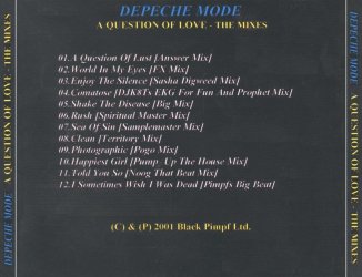 A Question Of Love - The Mixes Back.jpg