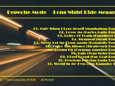 Depeche Mode - Long Night Ride Megamix