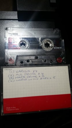 The second generation tape that contains these tracks